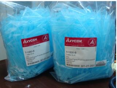 美國Axygen T-1000-B 1000ul 藍(lán)色吸頭